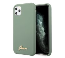 GUESS GUHCN58LSLMGKA iPhone 11 Pro khaki hard case Silicone Vintage Gold Logo  (GUHCN58LSLMGKA)