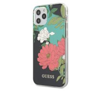 GUESS GUHCP12LIMLFL01 iPhone 12 Pro Max 6,7" czarny/black N°1 Flower Collection  (GUHCP12LIMLFL01)