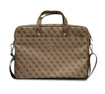 GUESS Peat GUCB15P4TW 16" brown Saffiano 4G Triangle Logo (GUCB15P4TW)