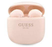 GUESS Bluetooth headphones GUTWST26PSP TWS + docking station pink/pink Classic EST Logo (GUTWST26PSP)
