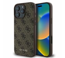 GUESS GUHCP16LG4GFBR iPhone 16 Pro 6.3" brown hard case 4G Classic (GUHCP16LG4GFBR)