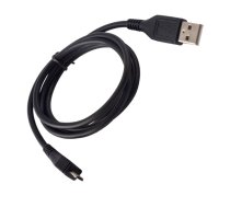 USB - microUSB cable, black/black ()