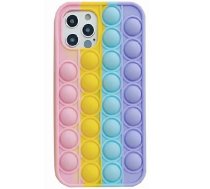 Anti-Stress case iPhone 12 mini pink/yellow/blue/purple  ()