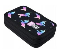 Double pencil case with accessories Stright PC-04 rainbow unicorns/rainbow unicorns  ()