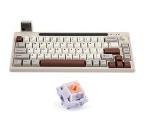 Epomaker RT65 Wisteria Linear Switch mechanical keyboard grey-white/grey-white ()