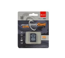 IMRO MicroSD memory card 4GB + adp 10C  ()