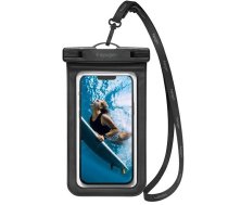 Spigen Waterproof Case A601 Universal Czarny/Black AMP04525  (AMP04525)