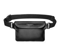 Spigen Universal Waterproof Waist Bag black/black Universal hip waterproof pouch AMP04532  (AMP04532)