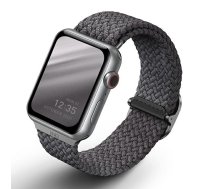 uniq pasek Aspen Apple Watch 40/38/41mm Series 1/2/3/4/5/6/7/8/9/SE/SE2 Braided szary/granite grey  (UNIQ-40MM-ASPGRY)