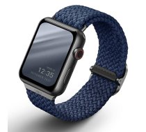 uniq pasek Aspen Apple Watch 40/38/41mm Series 1/2/3/4/5/6/7/8/9/SE/SE2 Braided niebieski/oxford blue  (UNIQ-40MM-ASPOBLU)