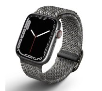 uniq pasek Aspen Apple Watch 44/42/45 mm Series 1/2/3/4/5/6/7/8/9/SE/SE2 Braided DE szary/pebble grey  (UNIQ-45MM-ASPDEPGRY)