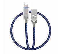 USAMS Kabel power-off U-Sun Lightning niebieski/blue 1,9m IPYSUSB202 (US-SJ170)  (IPYSUSB202)