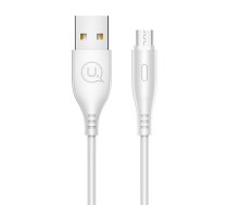USAMS Micro USB cable 2A Fast Charge 1m white SJ268USB02 (US-SJ268) (SJ268USB02)