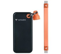 Verbatim SSD 1TB – keyring with USB 3.2 Gen 2 cable, black/orange (32193)