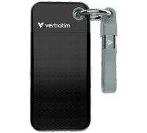 Verbatim External Drive Pocket SSD 512GB - keychain with USB-C 3.2 gen.2 cable black-grey 32282 (32282)