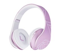 PowerLocus Wireless Headphones for kids P2 (pink-white)  (pwl-p2kids-metalpurp)