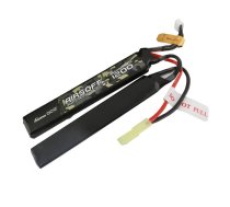 Gens ace Lipo Battery  SADDLE AIRSOFT GUN 1200mAh 11.1V 3S1P 25C  (GEA12003S25T2)