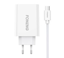 Foneng Fast charger   1x USB EU43 + USB Micro cable  (EU43 Micro)