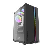 Darkflash Computer case  DK151 LED with 3 fan (black)  (DK151 Black)