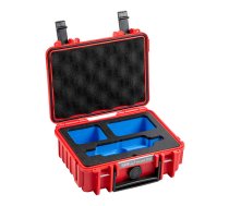 B AND W Cases Case B AND W Type 500 for Insta360 X3 (red)  (500/R/X3)