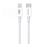 Foneng USB-C cable for Lighting  X31, 20W 1m (white)  (X31 Type-C to ip)