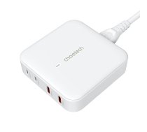 CHOETECH Deskop charger  PD8008,  2x USB-C, 2x USB-A, GaN, 100W (white)  (PD8008)