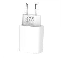 XO Wall charger  L57, 2x USB + USB-C cable (white)  (L57)