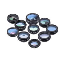 APEXEL Mobile lens kit  APL-DG10 10 in 1 (black)  (APL-DG10)