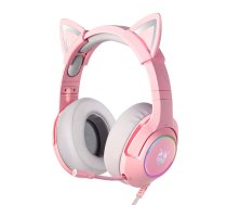 Onikuma Gaming headphones  K9 Pink RGB  (K9 Pink RGB 3.5mm)