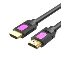 Lention VC-HH20 HDMI 4K High-Speed to HDMI 2.0 cable, 18Gbps, PVC, 1m (black)  (CB-VC-HH20-P2-1M-BLK)