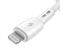 Vipfan USB to Lightning cable  Racing X05, 3A, 1m (white)  (X05LT-1m-white)