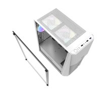 Darkflash Computer case  DK150 with 3 fans (white)  (DK150 White with 3*f)