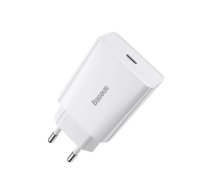 Baseus Speed Mini Quick Charger, USB-C, PD, 3A, 20W (white)  (CCFS-SN02)