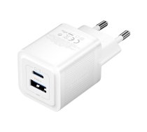 Vention Wall charger, , FEQW0-EU,  USB-C + USB- A,  30W/30W , GaN (white)  (FEQW0-EU)