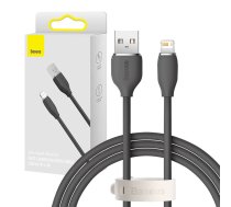 Baseus Jelly  cable USB to Lightning, 2,4A, 1,2m (black)  (CAGD000001)