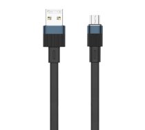 Remax Cable USB-micro USB  Flushing, RC-C001, 1m (black)  (RC-C001 A-M black)