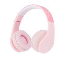 PowerLocus P1 wireless headphones for kids (pink)  (pwl-p1kids-pink)