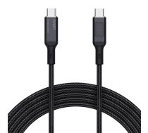 AUKEY USB-C to USB-C Cable CB-MCC102, 100W, 1.8m (black)  (CB-MCC102 Black)