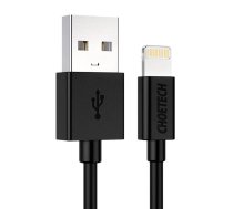 CHOETECH USB to Lightning cable  IP0026, MFi,1.2m (black)  (IP0026 BK)