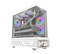Darkflash DS950V computer case with display (white) + 6 fans (DS950 SCRN WHT +6F)