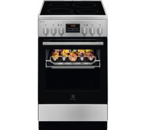 Electrolux 50 cm wide stainless steel electric ceramic stove LKR540202X  ()