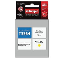 ActiveJet AE-33YNX Ink Cartridge (replacement for Epson 33XL T3364; Supreme; 12 ml; yellow) AE-33YNX 5901443106753