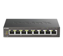 D-Link DGS‑1008P 8-Port Gigabit PoE Unmanaged Desktop Switch DGS-1008P/E 0790069344176