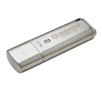 Kingston Ironkey Locker + 50, AES Encryption, 16GB, Silver IKLP50/16GB 0740617329308