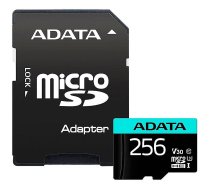 ADATA Premier Pro UHS-I U3 256 GB micro SDXC Flash memory class 10 with Adapter AUSDX256GUI3V30SA2-RA1 4710273771342