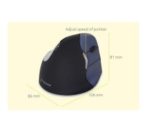 BakkerElkhuizen Evoluent4 Wireless Rechtshänder Maus | BNEEVR4W | 8717399994842