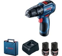 Wiertarko-wkrętarka Bosch GSB 12V-30 12 V 2 x akumulator 2 Ah (6019G9100) | 06019G9100 | 3165140955454