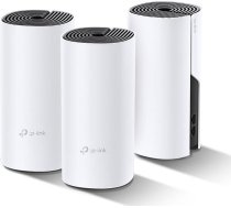 Hybridný Wi-Fi systém TP-LINK AC1200 s pokrytím celej domácnosti a technológiou Powerline, procesorom Qualcomm, rýchlosťou 867 Mb/s v pásme 5 GHz a 300 Mb/s v pásme 2,4 GHz, AV10 | Deco P9(3-pack) | 6935364088644