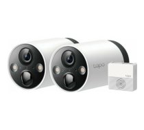 TP-LINK „Inteligentný bezdrôtový bezpečnostný kamerový systém, súprava s 2 kamerami“ Špecifikácia: 2 × Tapo C420, 1 × Tapo H200, rozlíšenie 2K+ (2560 × 1440), 2,4 GHz, 5 | Tapo C420S2 | 4897098688052