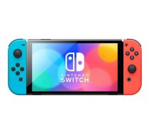 Nintendo Switch OLED portable game console 17.8 cm (7") 64 GB Touchscreen Wi-Fi Black, Blue, Red | NSH007 | 045496453442